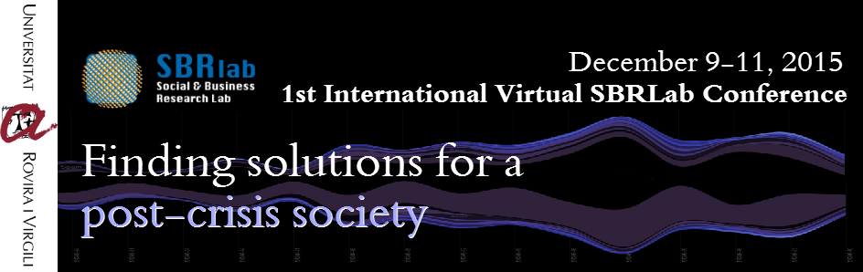 1st International Virtual SBRLab Conference: Finding solutions for a post-crisis society