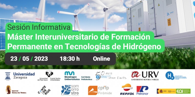 Sessió informativa máster interuniversitario de formación permanente en Tecnologías de Hidrógeno