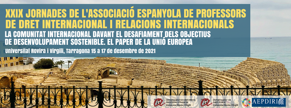 XXIX Jornades ordinàries de l'Associació Espanyola de Professors de Dret Internacional i Relacions Internacionals