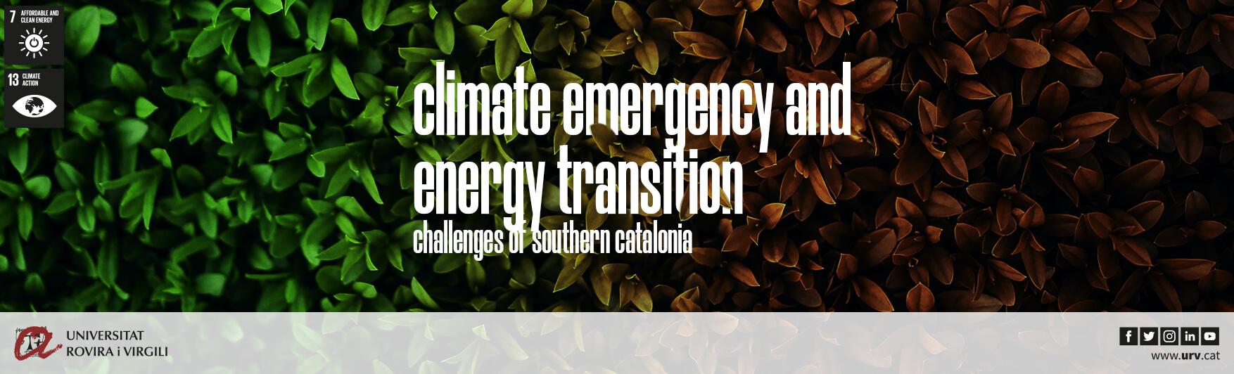 URV Seminars on Climate Emergency: Scientific, political and socio-economic views